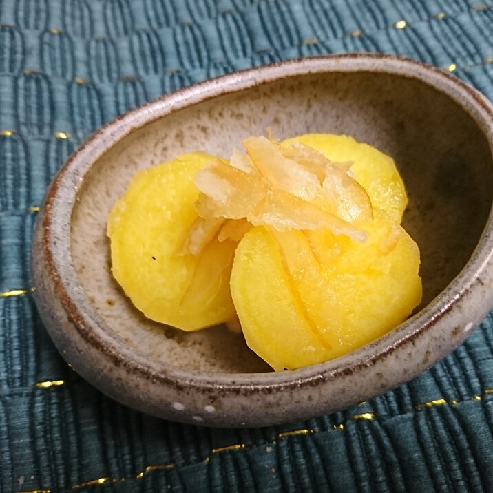 薩摩芋のレモンピール煮